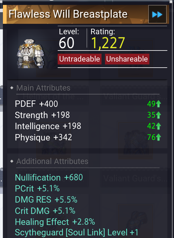flawless-will helmet,breastplate,gloves,pants,shoes
