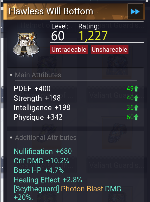 flawless-will helmet,breastplate,gloves,pants,shoes