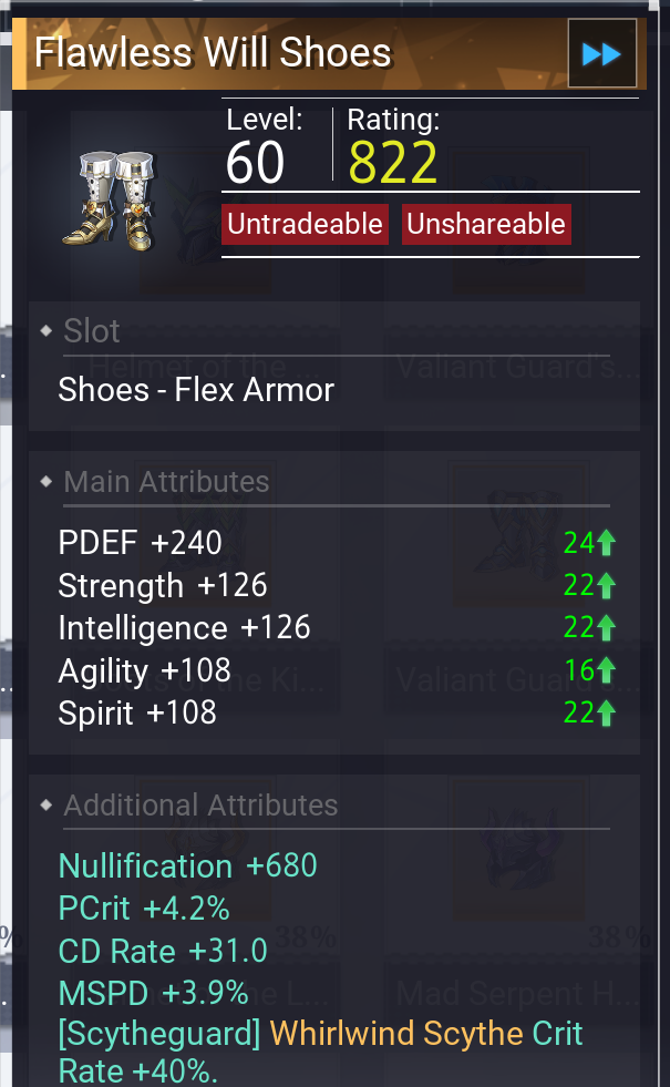flawless-will helmet,breastplate,gloves,pants,shoes
