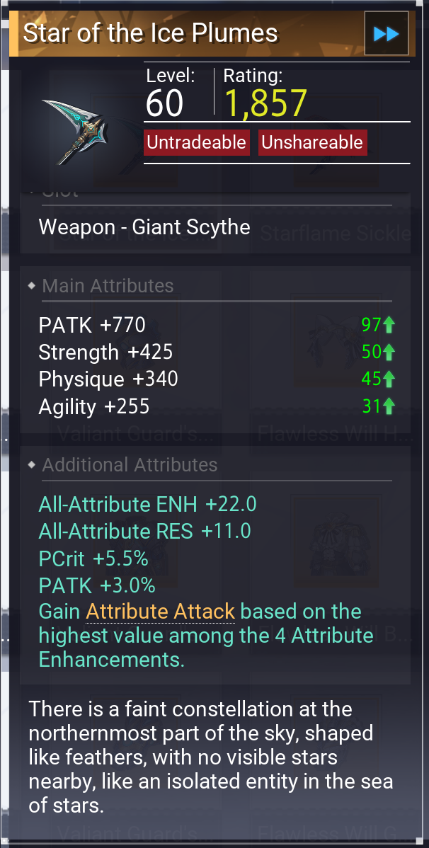 ice plumes weapon