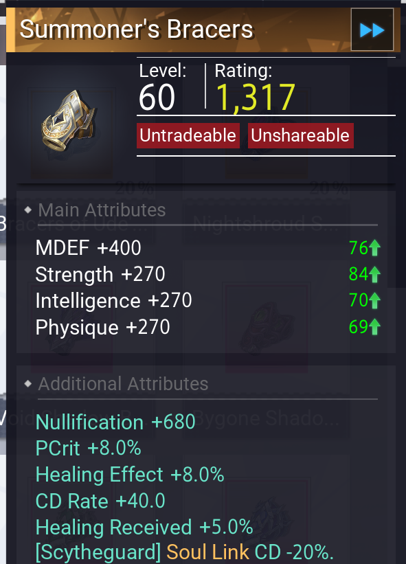 summoner bracer