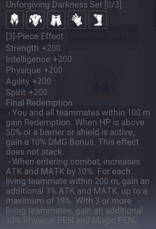 unforgiving darkness set